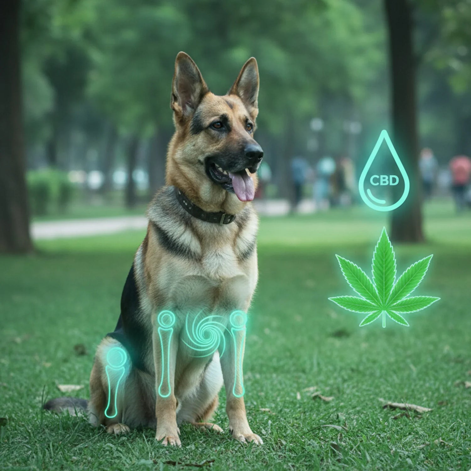 CBD for German Shepherds in India: Natural Support for Joints, Anxiety & Digestion
