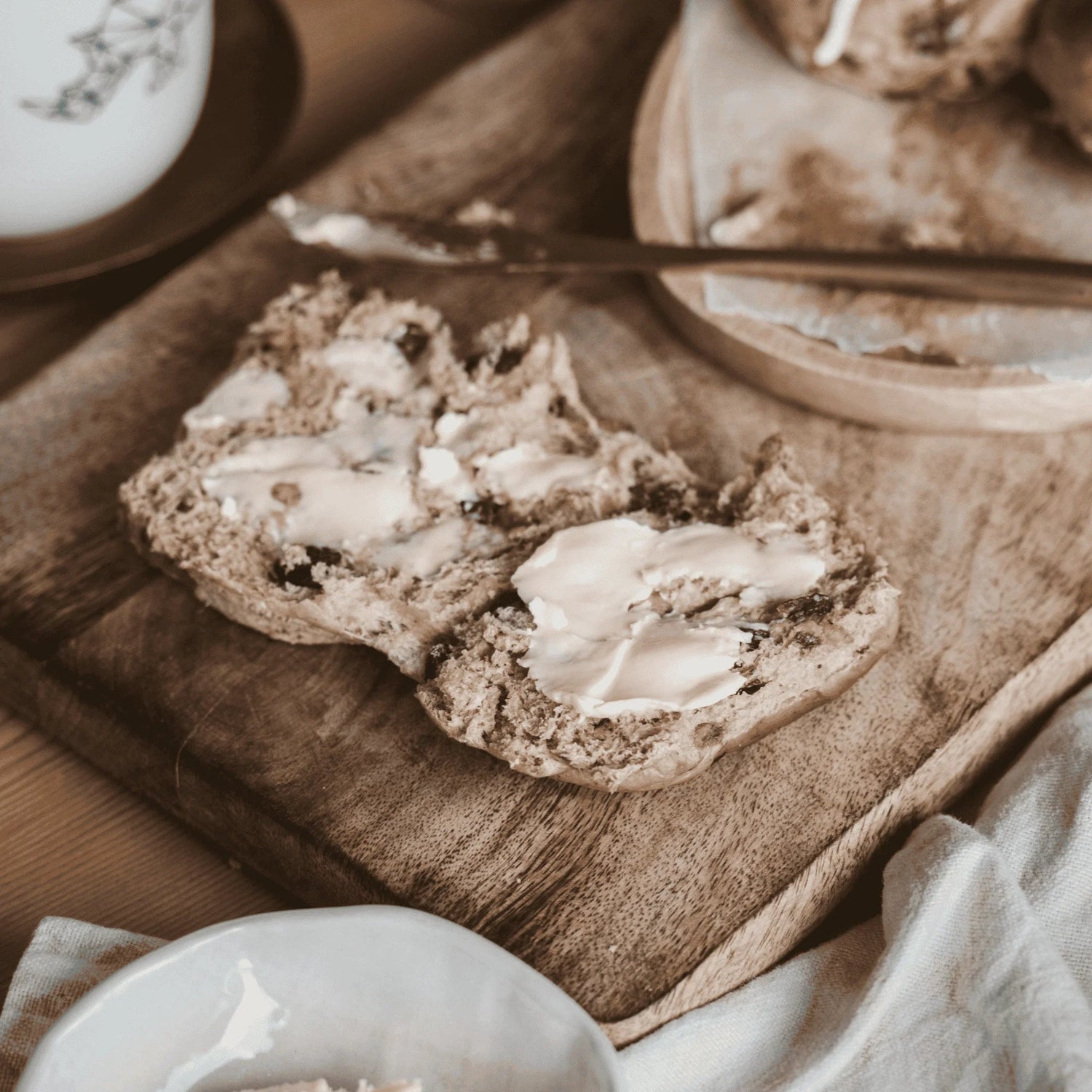 Nutmeg French Toast with Maple-Hemp Butter (Gourmet Breakfast Recipe)