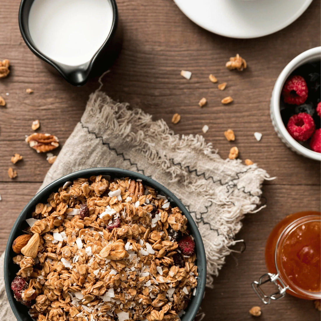 Hemp Granola with Dried Fruit & Coconut (Easy Homemade Recipe)