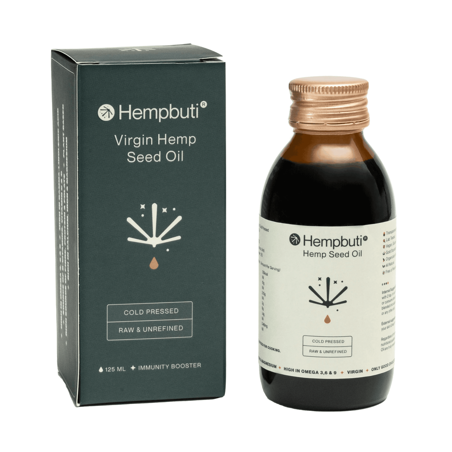 Virgin Cold Pressed Hemp Seed Oil - Hempbuti