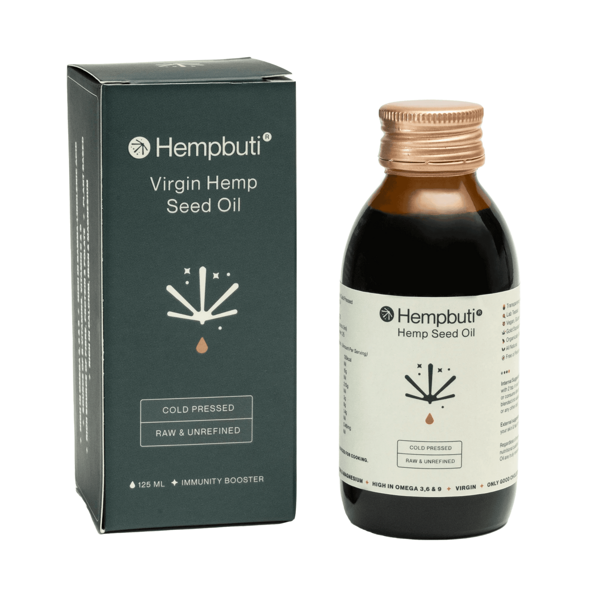 Virgin Cold Pressed Hemp Seed Oil - Hempbuti