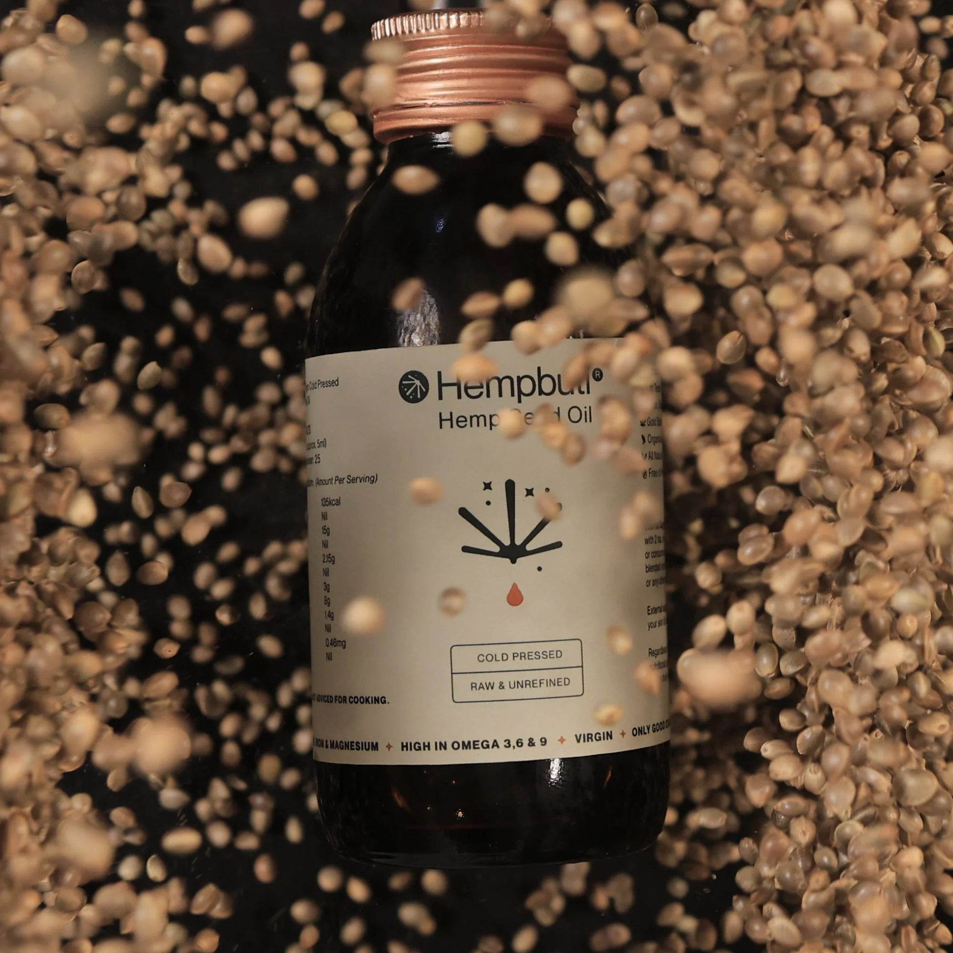 Virgin Cold Pressed Hemp Seed Oil - Hempbuti